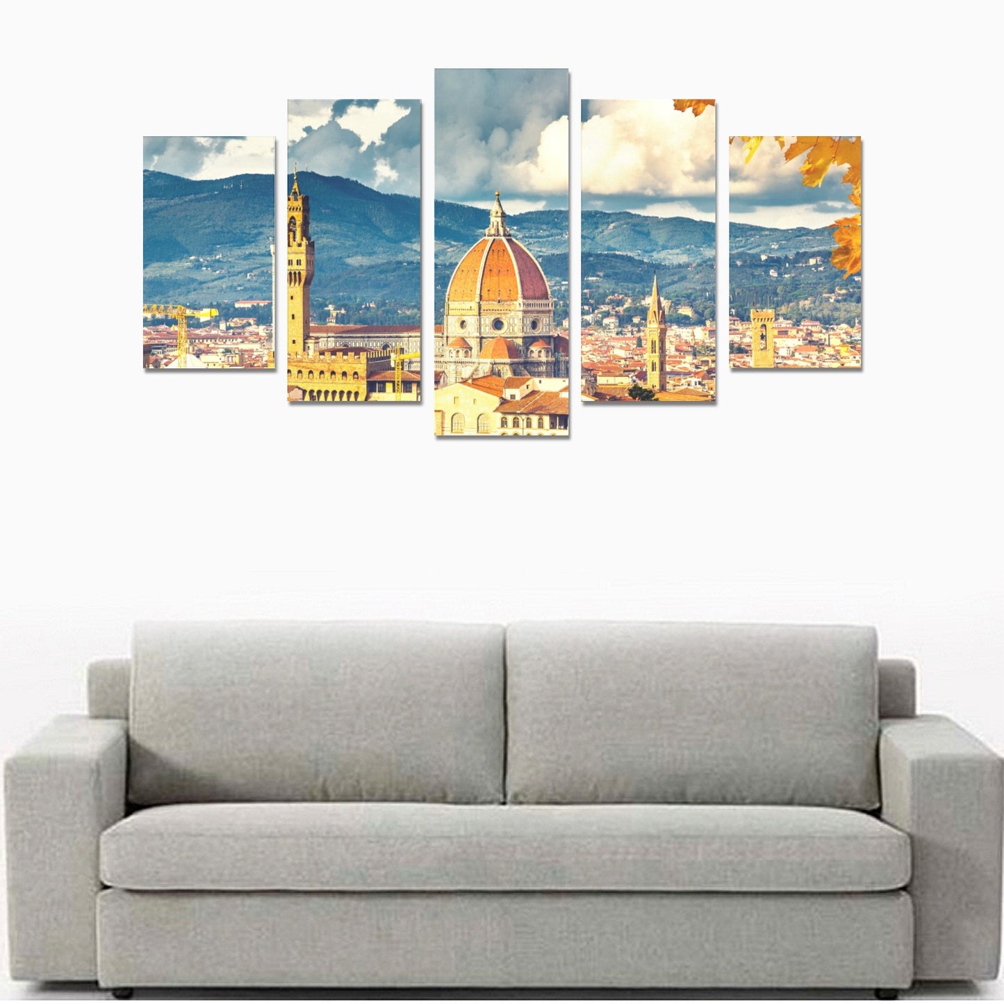 Canvas Wall Art Prints (No Frame) 5-Pieces/Set A
