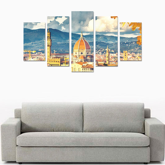 Canvas Wall Art Prints (No Frame) 5-Pieces/Set A