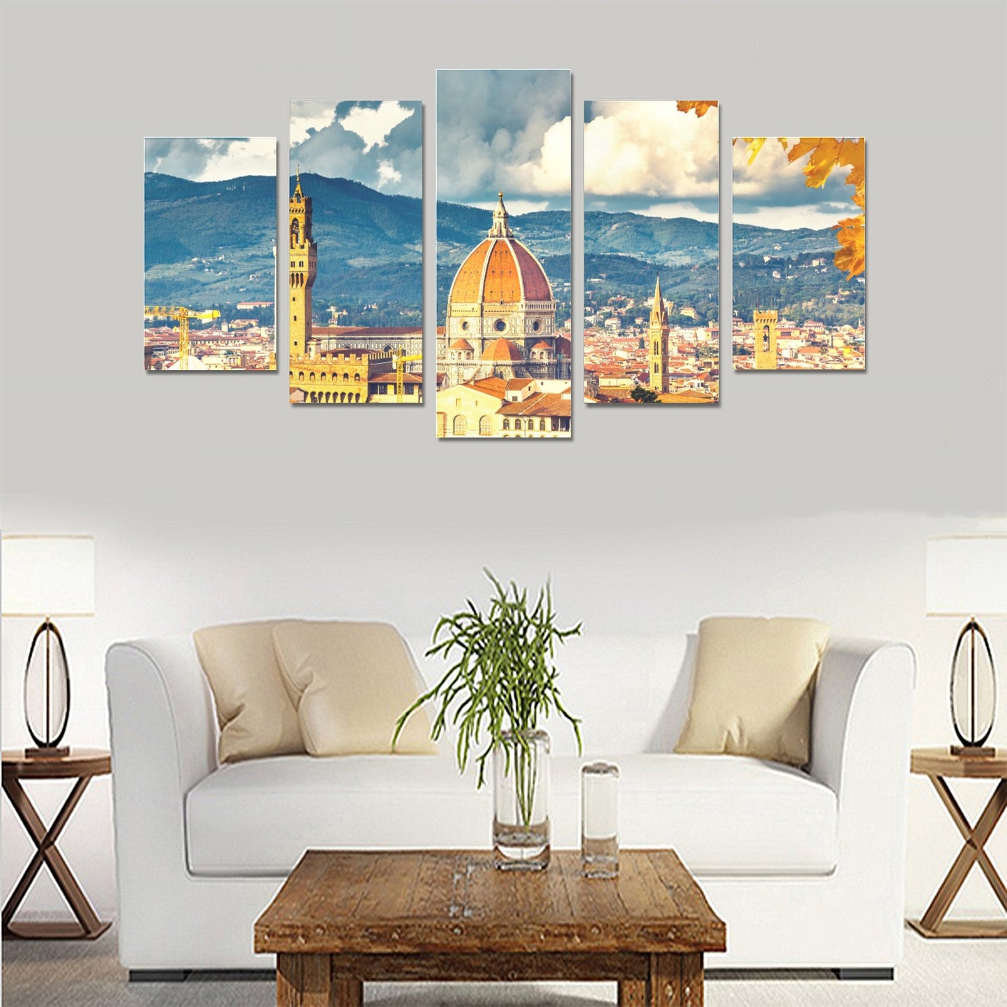 Canvas Wall Art Prints (No Frame) 5-Pieces/Set A
