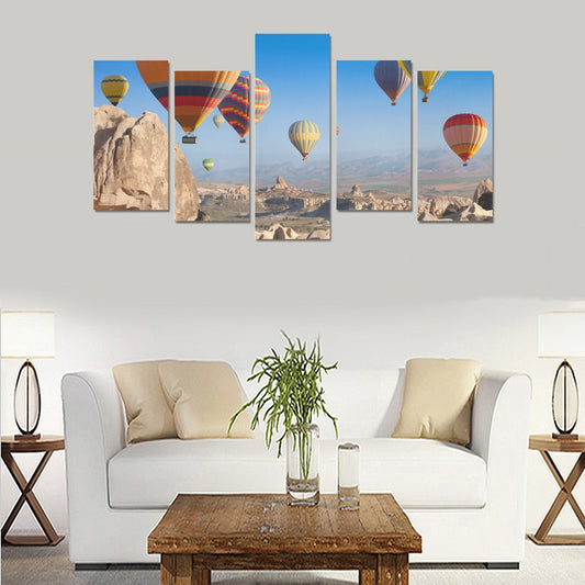 Canvas Wall Art Prints (No Frame) 5-Pieces/Set E