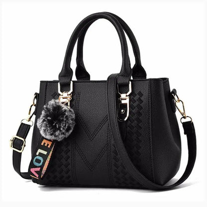 Women's Leather Handbags, Embroidered Hand Bag