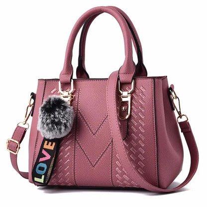 Women's Leather Handbags, Embroidered Hand Bag