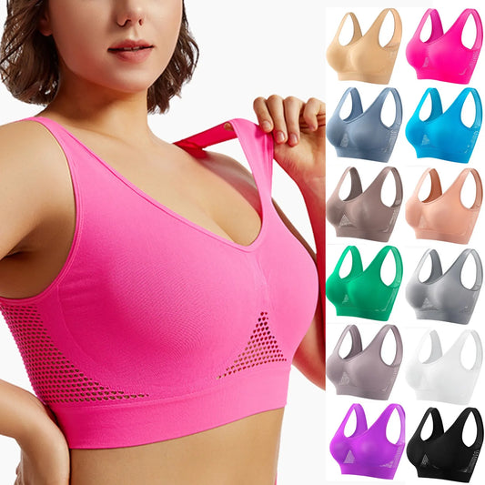 Gorgeous Back Sports Bra for Shock-Resistant Exercise Women's Yoga Vest with Anti-sagging Upper Collection Soft Support and High Strength