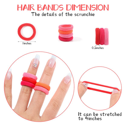 20/50pcsKids elastic hair bands scrunchie accessories set