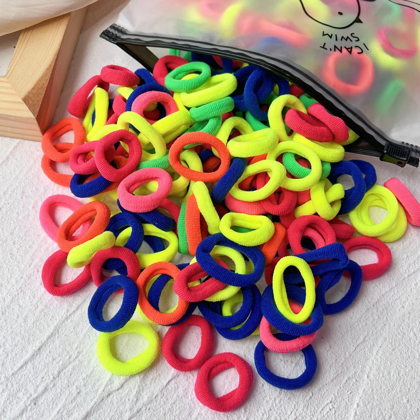 20/50pcsKids elastic hair bands scrunchie accessories set