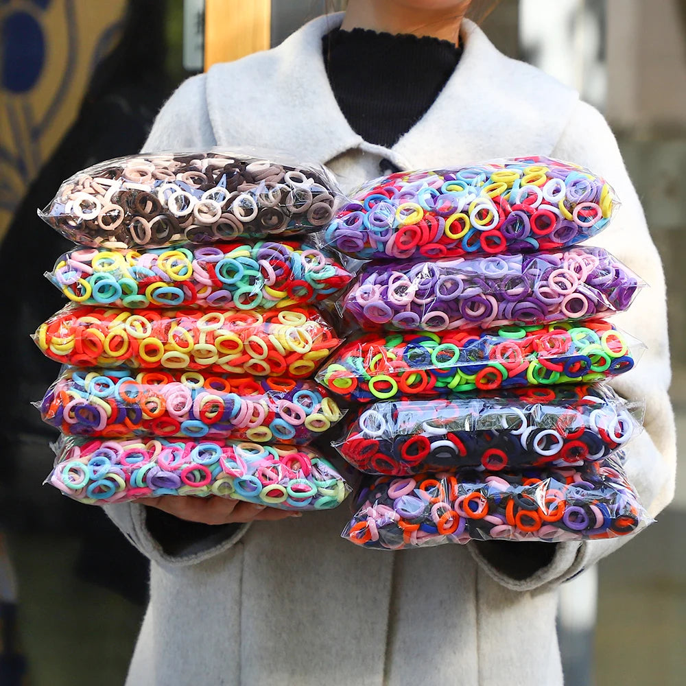 20/50pcsKids elastic hair bands scrunchie accessories set