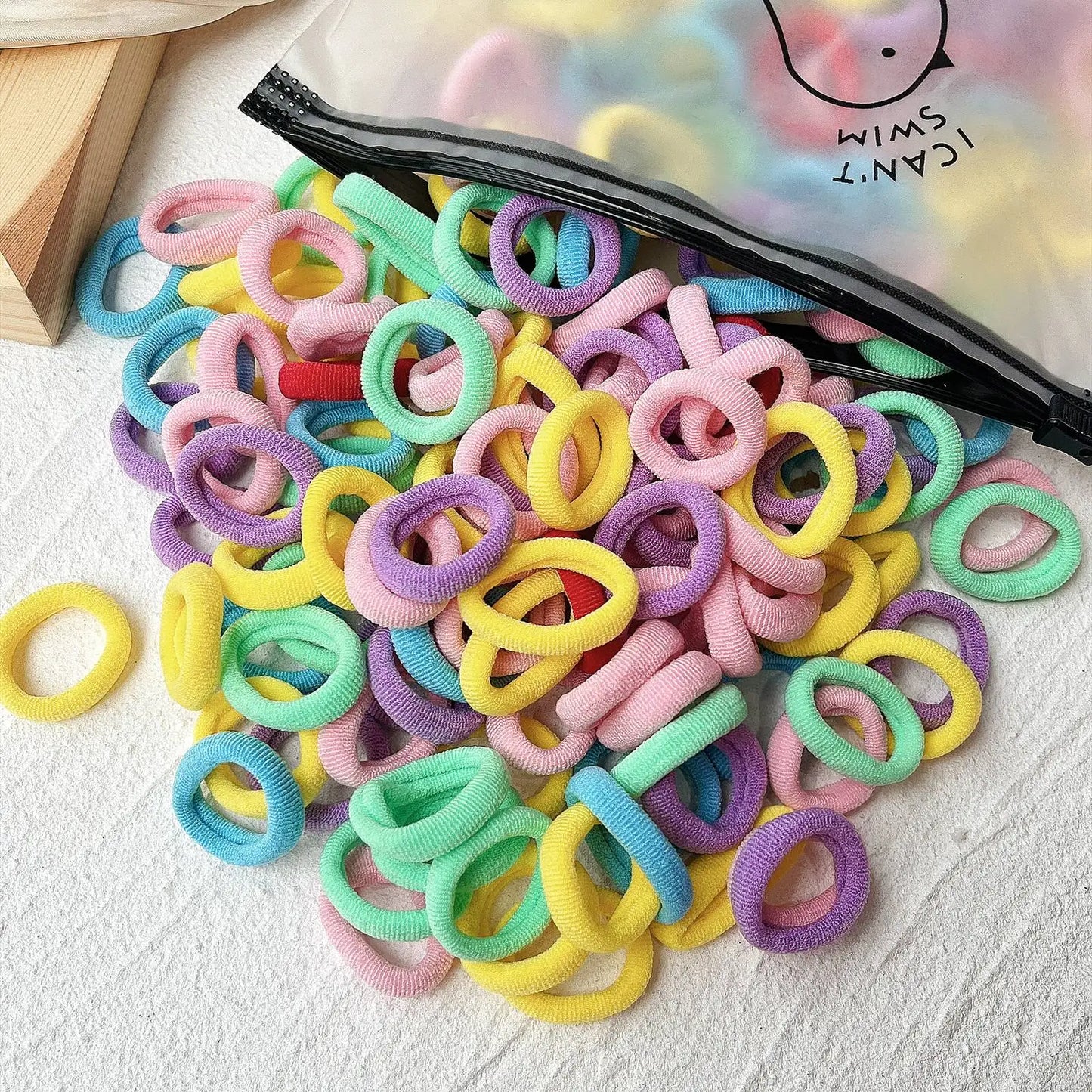 20/50pcsKids elastic hair bands scrunchie accessories set