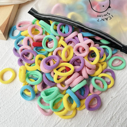 20/50pcsKids elastic hair bands scrunchie accessories set