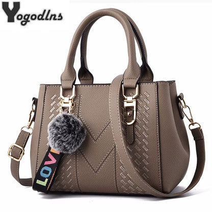 Women's Leather Handbags, Embroidered